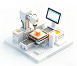 Servo-controlled automatic attitude adjustment